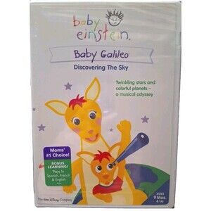 New Walt Disney BABY EINSTEIN Baby Galileo Discovering The Sky DVD 9 Mth+ Sealed